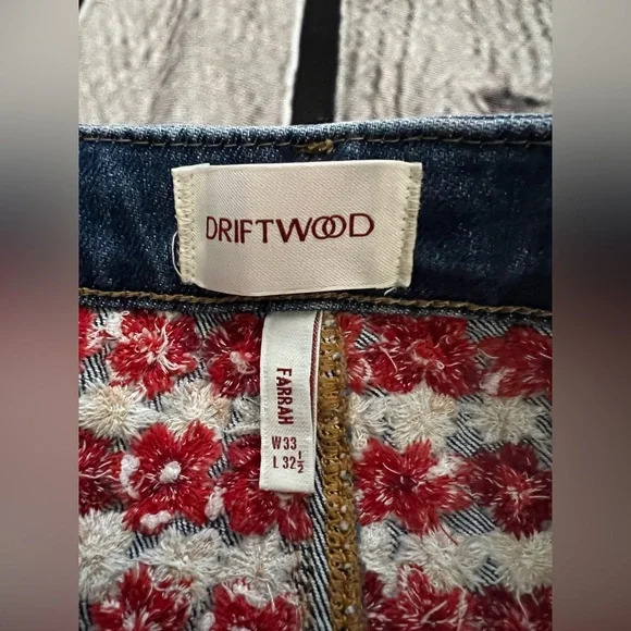 DRIFTWOOD JEANS Farrah X Floral Flags Jeans